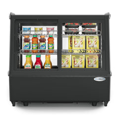 KOOLMORE Koolmore CDC-125-BK self-service countertop display refrigerator 120V 28 in.