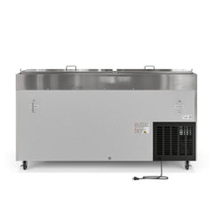 KOOLMORE Koolmore KM-RPPS-2DSS 71 in. Two Door Commercial Pizza Prep Refrigerator
