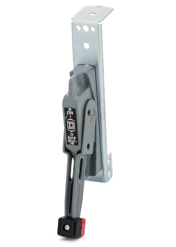 SCHNEIDER ELECTRIC Schneider Electric 9422A1 Operating Mechanism Flange Mounted Variable Depth Handle Mechanism 6in Handle 30-200A