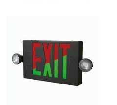 COOPER LIGHTING SOLUTIONS Cooper Lighting Solutions APC7RGBK All-Pro Combination Exit and Emergency Light 4.04W (Ceiling/Wall/End Mount)