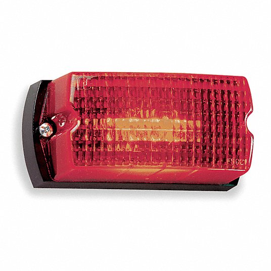 FEDERAL SIGNAL Federal Signal LP1-120R Low Profile Mini Strobe 120 Vac (2.61 H x 5.05 W x 2.33 D) LP1-120R