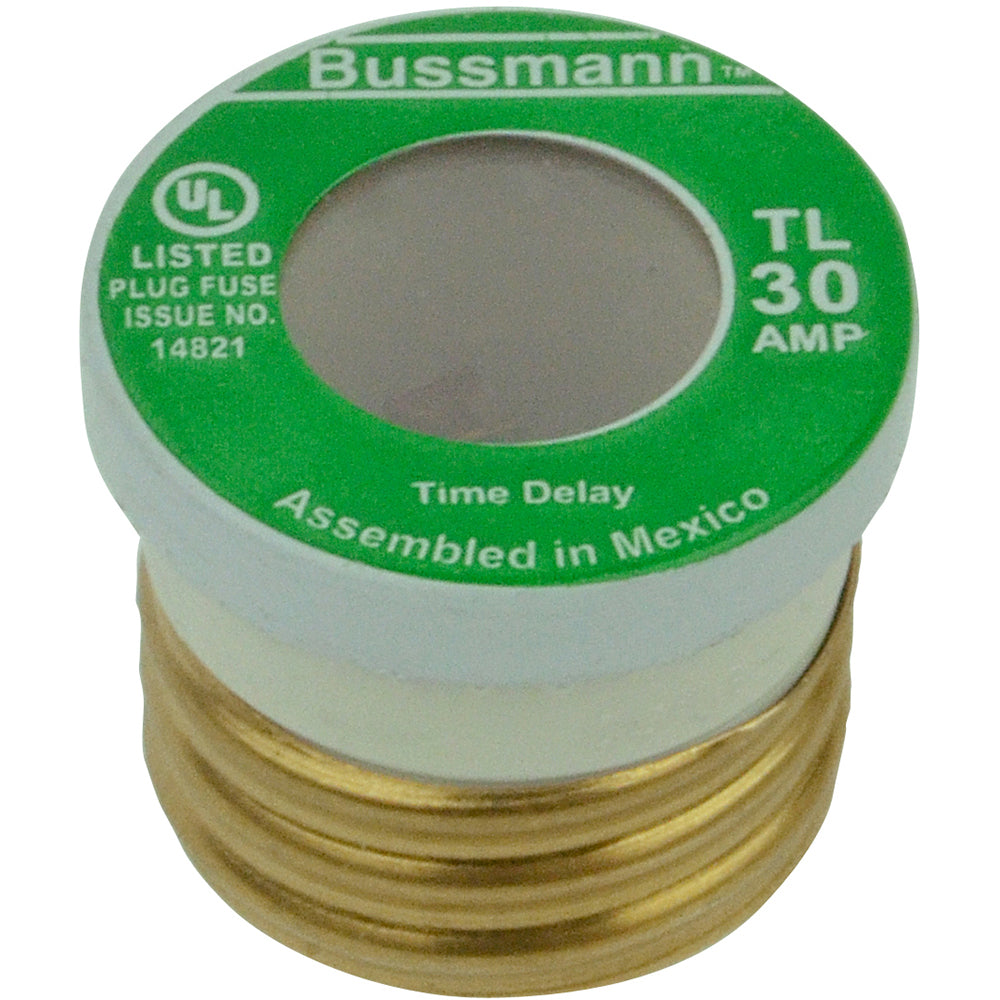 EATON Eaton TL-30 Time Delay Plug Fuse 30 A 125 VAC (Threaded)