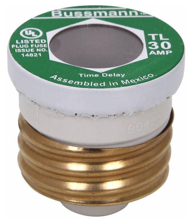 EATON Eaton TL-30 Time Delay Plug Fuse 30 A 125 VAC (Threaded)