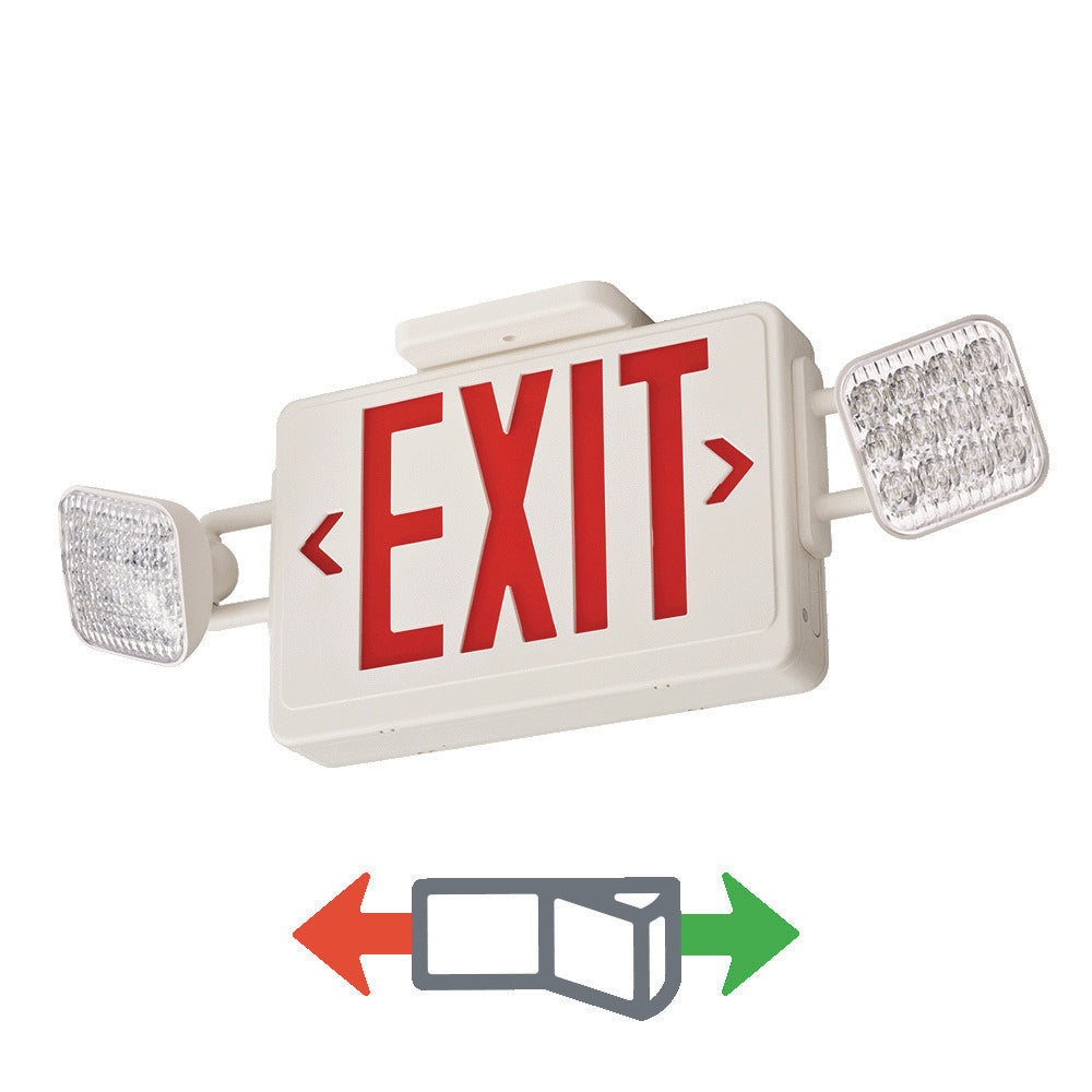 LITHONIA Lithonia ECRGSQM6 ECRG exit combo 90 minute (square heads) ECRGSQM6