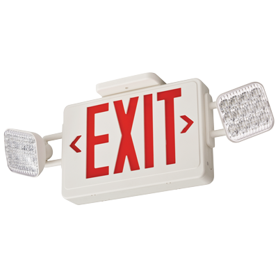 LITHONIA Lithonia ECRGSQM6 ECRG exit combo 90 minute (square heads) ECRGSQM6