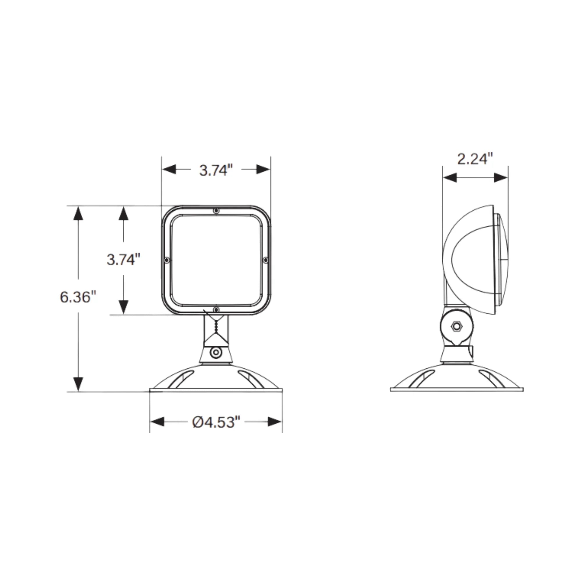 KEYSTONE Keystone KT-EM-RS2-SVWL-SL single LED remote head 1-1.2W (single head)