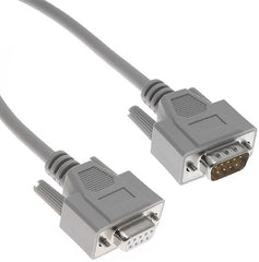 MENCOM Mencom DB09-MF-06 Panel Interface Connector Cable 9 Pin D-Sub Male to Female (6 ft)