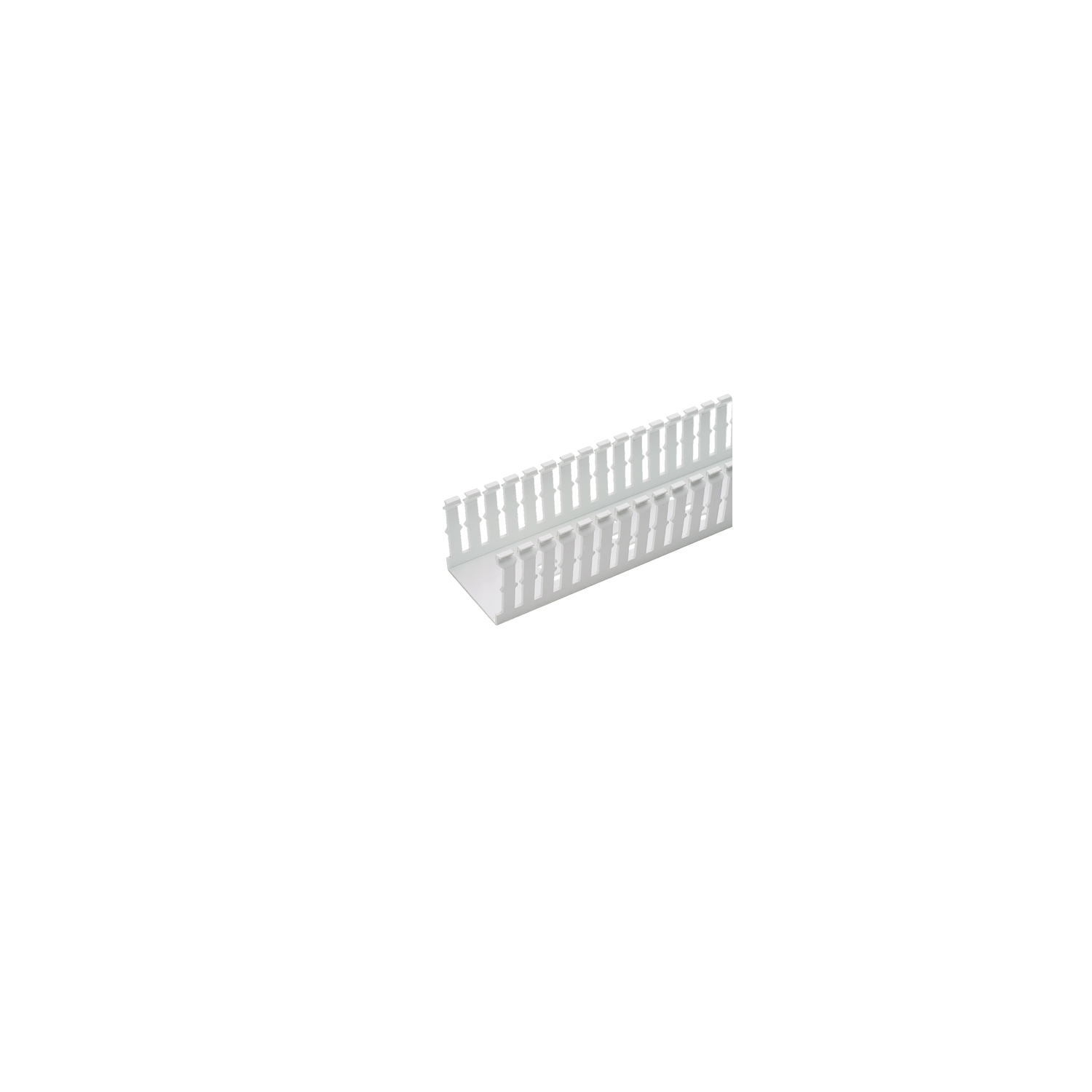 PANDUIT Panduit F2X4WH6 Narrow Slot Wiring Duct No Cover 2 x 4 x 6 ft