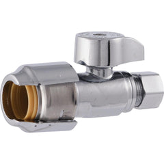 SHARKBITE Sharkbite UR23037 Compression Brass Straight Stop Valve (1/2 in. x 3/8 in.)