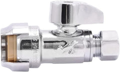 SHARKBITE Sharkbite UR23037 Compression Brass Straight Stop Valve (1/2 in. x 3/8 in.)