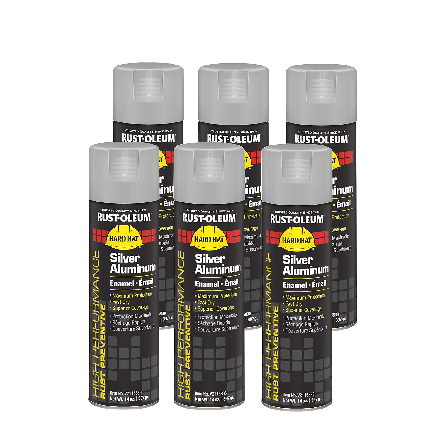 RUST-OLEUM Rust-Oleum V2115838 V2100 Spray Paint 15 oz (6/Case)