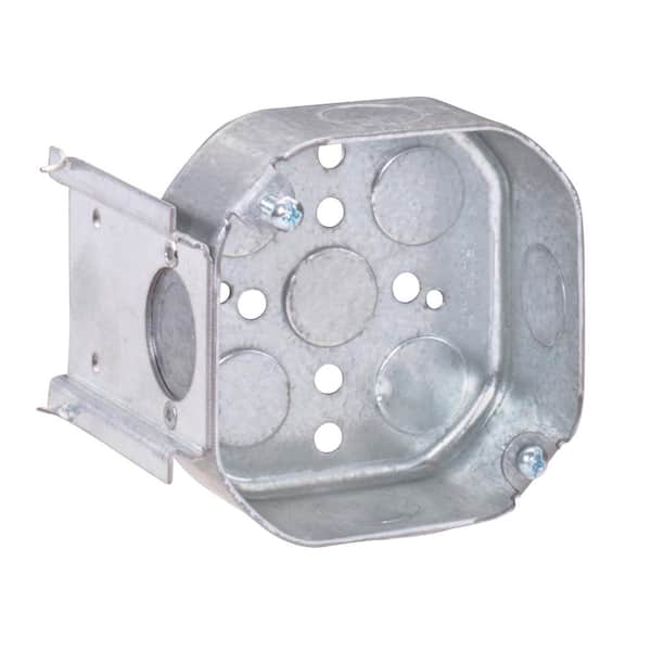 SOUTHWIRE Southwire 54151-S Steel Metallic Octagon Box 4 in x 1-1/2 in (1-Pack)