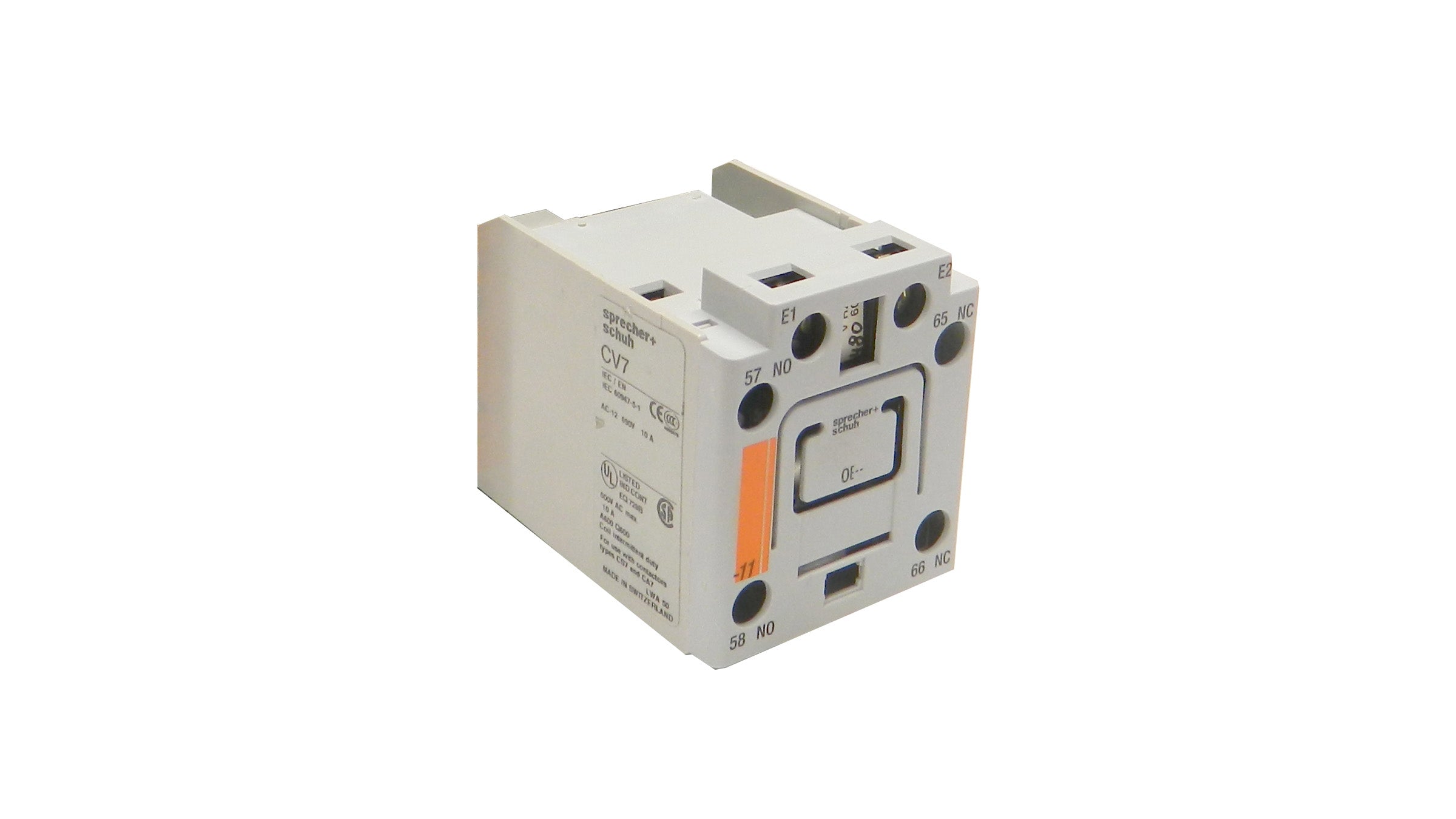 SPRECHER & SCHUH Sprecher & Schuh CV7-11-120 CA7 mechanical latch 110/120 VAC (front mount)