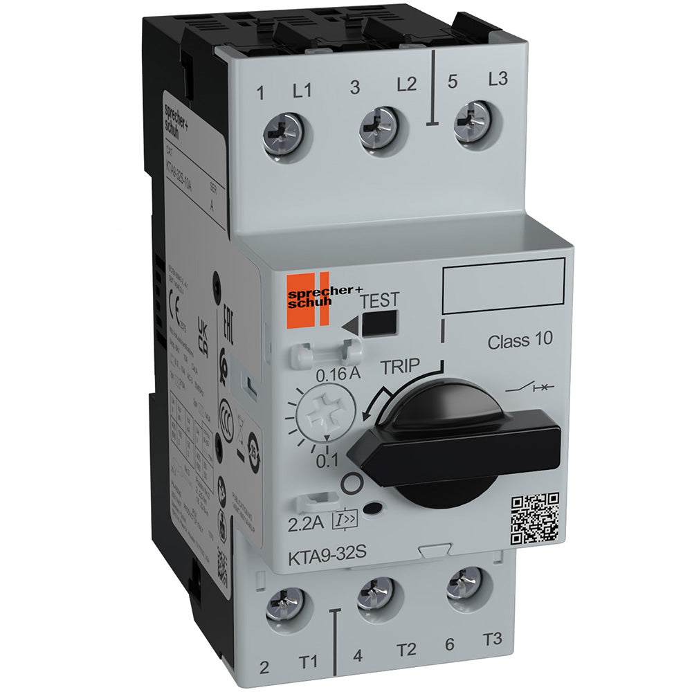 SPRECHER & SCHUH Sprecher and Schuh KTA9-32S-0.63A KTA9 motor protection circuit breaker frame C 0.40-0.63 A (3 pole)