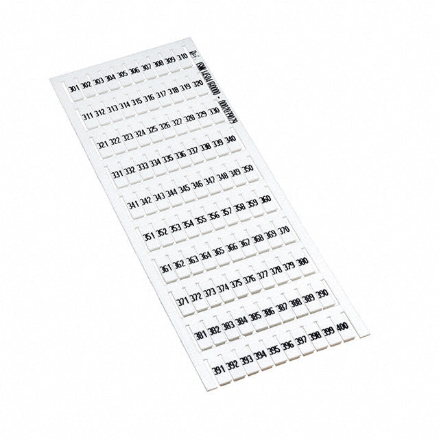 TE CONNECTIVITY Te Connectivity 1SNK145041R0000 Marker Card 301->400 Horizontal (1 per Package)
