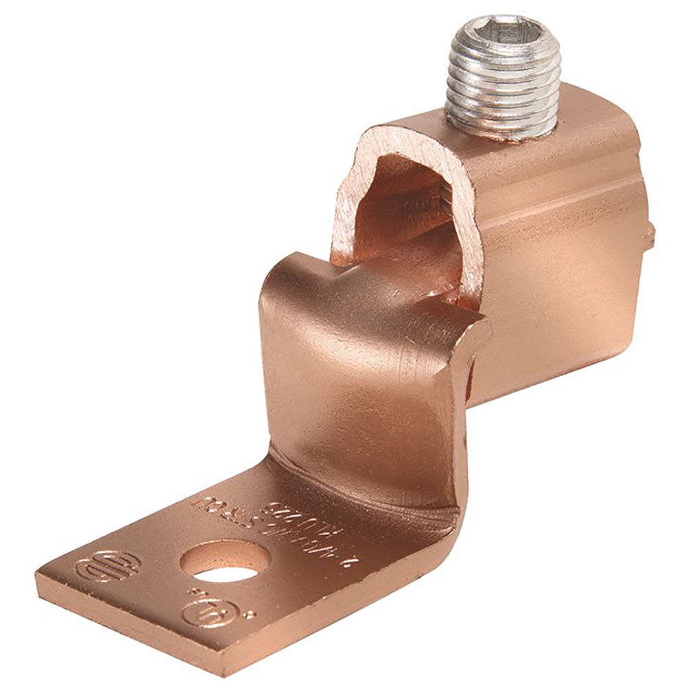 BURNDY Burndy KLU25 Copper Terminal Offset Tongue 1-Hole