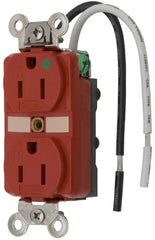 HUBBELL Hubbell HBL8200SGRA Duplex Receptacle 15A 125V (Straight)