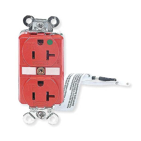 HUBBELL Hubbell HBL8300SGRA Hub Receptacle 20 A 125 VAC (Single Pack)