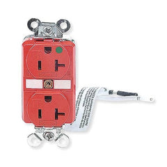 HUBBELL Hubbell HBL8300SGRA Hub Receptacle 20 A 125 VAC (Single Pack)