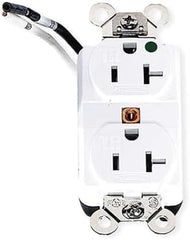 HUBBELL Hubbell HBL8300SGWA Tamper-Resistant Hospital Grade Receptacle 20A/125V (Duplex) HBL8300SGWA