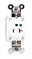 HUBBELL Hubbell HBL8310W Receptacle Single 20A 5-20R 125V (1 Pack)