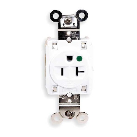 HUBBELL Hubbell HBL8310W Receptacle Single 20A 5-20R 125V (1 Pack)