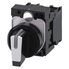 SIEMENS Siemens 3SU11002BL601NA0 Selector Switch 22 mm (2 x 45 degrees) 3SU1100-2BL60-1NA0