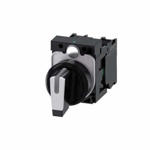 SIEMENS Siemens 3SU11002BL601NA0 Selector Switch 22 mm (2 x 45 degrees) 3SU1100-2BL60-1NA0