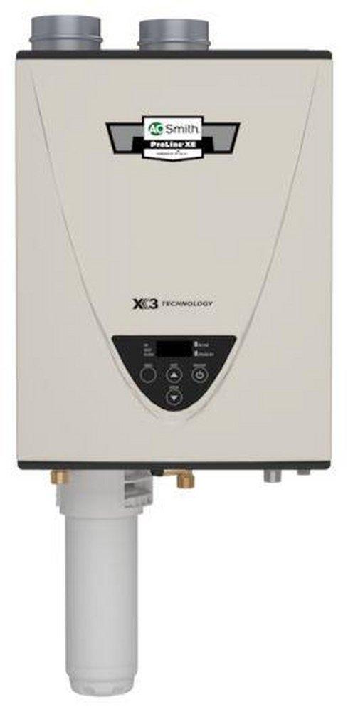 AO SMITH Ao Smith 100344527 ProLine XE Ultra-Low NOx Indoor Natural Gas Tankless Water Heater 199,000 BTU (21.69 L x 16.19 W x 36.75 H)