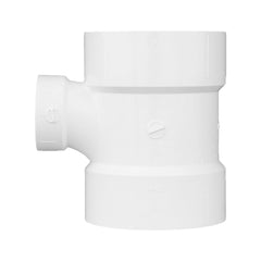 CHARLOTTE PIPE Charlotte Pipe 03474 Sanitary Tee Reducing (4 in x 4 in x 1-1/2 in) Hub x Hub x Hub