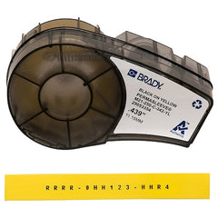 BRADY Brady M21-250-C-342-YL PermaSleeve Heat-Shrink Wire Marking Sleeve 0.25 in Dia x 7 ft Cartridge