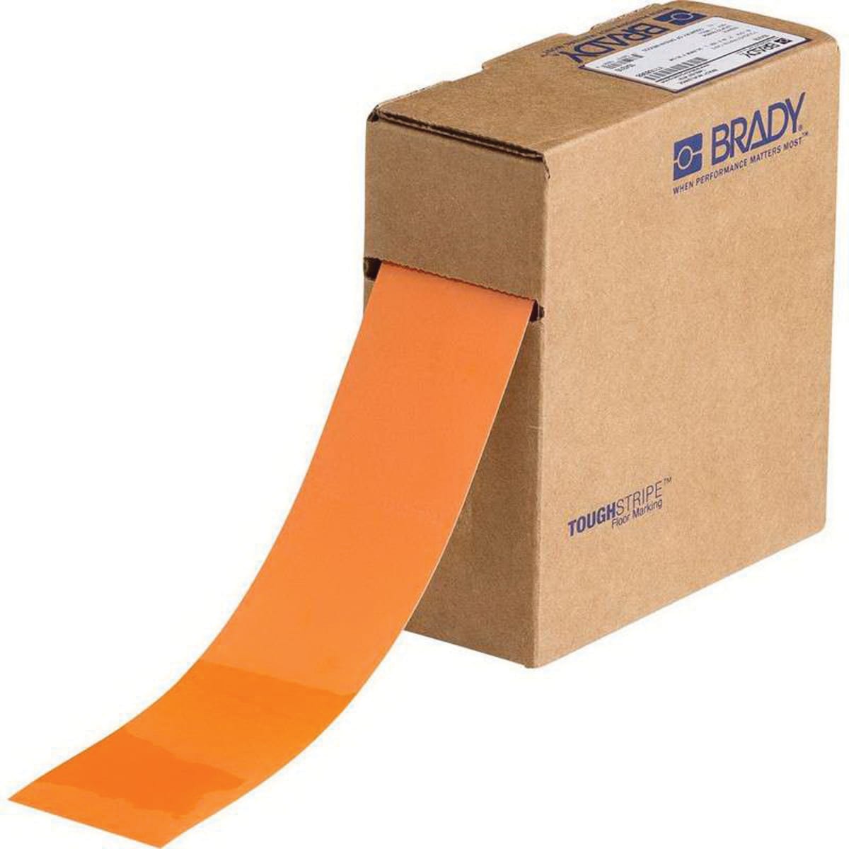BRADY Brady 104316 ToughStripe Floor Marking Tape 2 in x 100 ft (B-514)