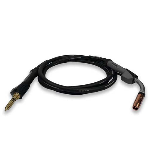 BERNARD Bernard Q3015AE8CMC BTB .035 in Air Cooled MIG Gun 300 Amp (15 ft Cable, 45 degree Neck)