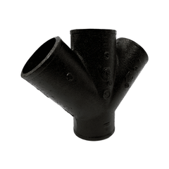 CHARLOTTE PIPE Charlotte Pipe 00243 Cast Iron No Hub Double Wye (4 inches x 3 inches)