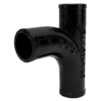 CHARLOTTE PIPE Charlotte Pipe 00316 Cast Iron No-Hub Sanitary Tee (5 inches x 4 inches)