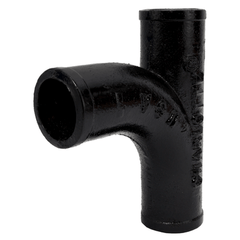 CHARLOTTE PIPE Charlotte Pipe 00316 Cast Iron No-Hub Sanitary Tee (5 inches x 4 inches)