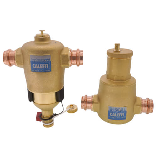 CALEFFI Caleffi KIT551546066 Gold Standard Air and Dirt Separator Kit (1 inches Press)