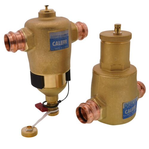 CALEFFI Caleffi KIT551546066 Gold Standard Air and Dirt Separator Kit (1 inches Press)