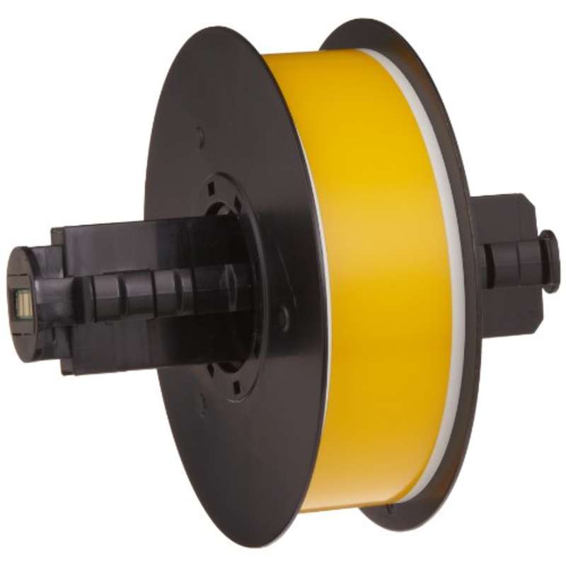 BRADY Brady 142035 B30 Series Low-Shrink Vinyl Labels (1.125 in x 100 ft Roll) B30C-1125-595-YL