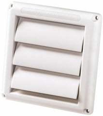 DEFLECTO Deflecto HS3W/48 Supurr-Vent Louvered Vent Hood 3 in Diameter x 6 in Height