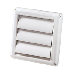 DEFLECTO Deflecto HS3W/48 Supurr-Vent Louvered Vent Hood 3 in Diameter x 6 in Height