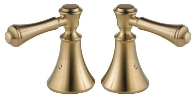 DELTA FAUCET Delta Faucet H697CZ Cassidy Metal Lever Handle Set Roman Tub (Pair) DH697CZ