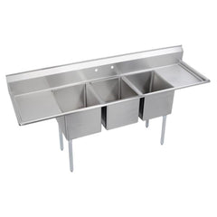 ELKAY Elkay 14-3C18X24-2-24X Dependabilt Three Compartment Scullery Sink (106 x 29-13/16 x 43-3/4)