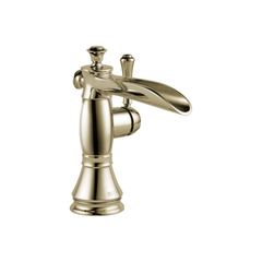 DELTA FAUCET Delta Faucet 598LF-PNMPU Cassidy Single-Handle Centerset Bathroom Sink Faucet (4-Inch Centerset)