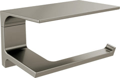 DELTA FAUCET Delta Faucet 79956-SS Pivotal Wall Mount Toilet Tissue Holder (Shelf 6-15/16 x 3-15/16 in.)