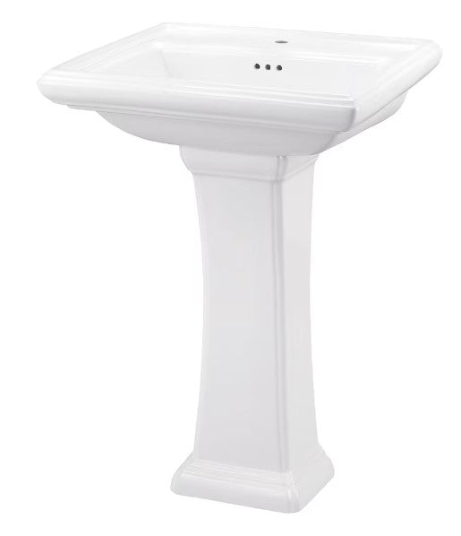 GERBER Gerber G0012582 Logan Square Standard Pedestal Lav 27-3/8 x 21-1/4 Single Hole