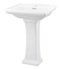 GERBER Gerber G0012582 Logan Square Standard Pedestal Lav 27-3/8 x 21-1/4 Single Hole