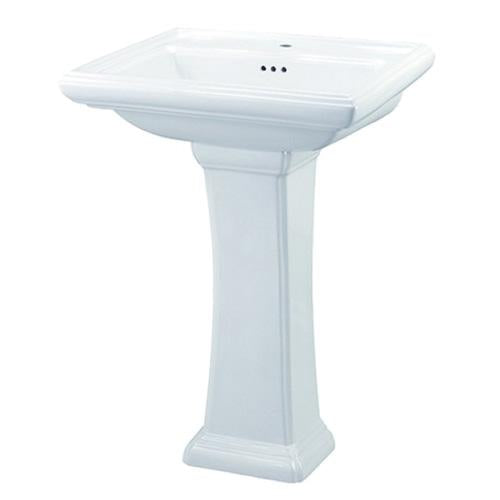 GERBER Gerber G0012582 Logan Square Standard Pedestal Lav 27-3/8 x 21-1/4 Single Hole