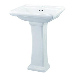 GERBER Gerber G0012582 Logan Square Standard Pedestal Lav 27-3/8 x 21-1/4 Single Hole