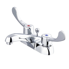 GERBER Gerber GC044551 Commercial Two-Handle Centerset Lavatory Faucet (4 inches Centers) Pop-Up Drain